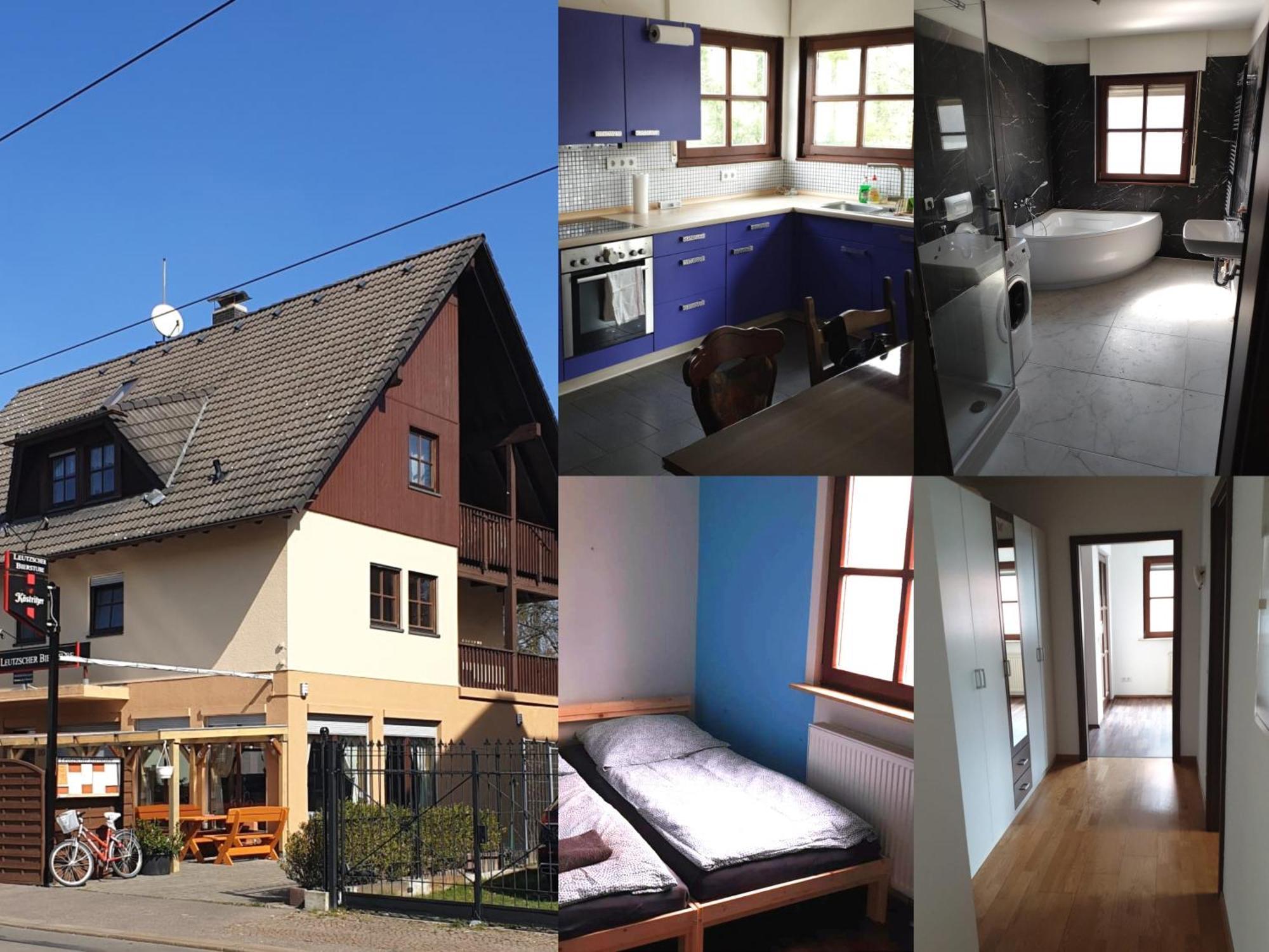 Ferienwohnung Mit 123Qm Fuer 8 Personen Mit Sehr Grossem Garten, Einfache Innen-Ausstattung Lipcse Kültér fotó